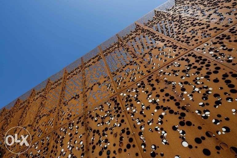 Perforated Metal Wall Panel backdrop for building (Category: Construction & Building Materials) located in Bacoor. Submitted by calmtree.64bff5 (Listing ID 1030811490, Image 2). Description: We manufacture and fabricate Aluminum and Stainless steel Perforated Panels with different patterns and color. It is used for aesthetics in architectural and design applications such as: 1.FACADE 2. FIXTURES 3.PRIVACY PANEL We can customize design and color b