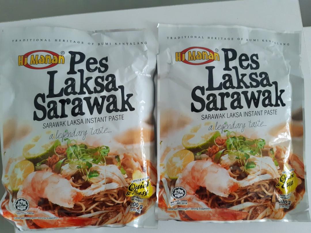 Pes Laksa Sarawak Food Drinks Instant Food On Carousell