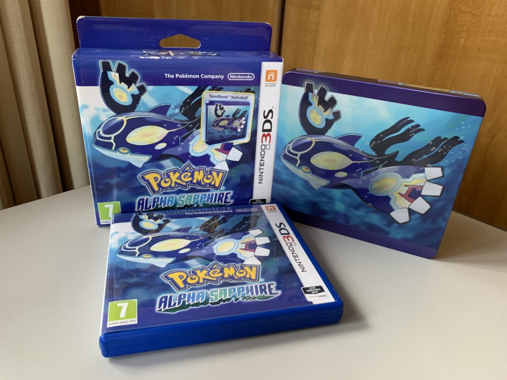 Pokemon Alpha Sapphire SteelBook Limited Edition Video Gaming