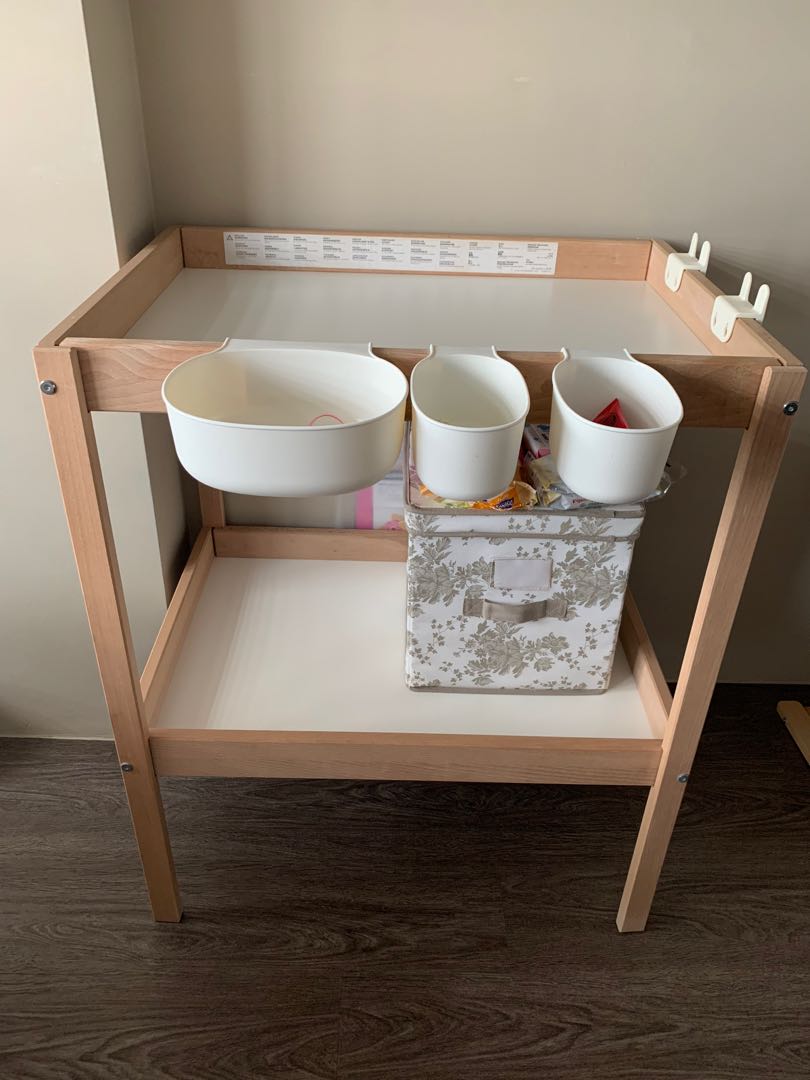 Preloved ikea Baby Changing Table, Babies & Kids, Bathing & Changing