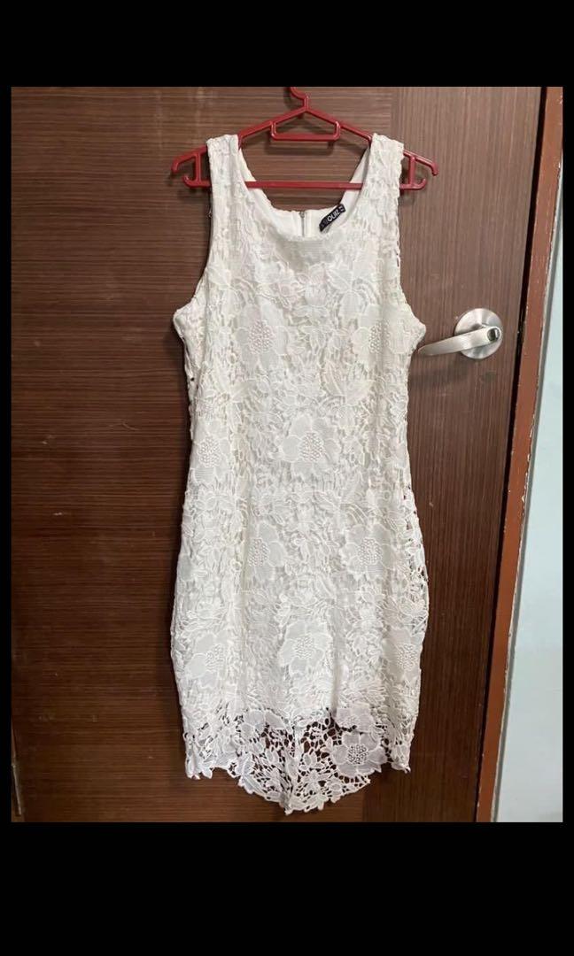 quiz dresses white