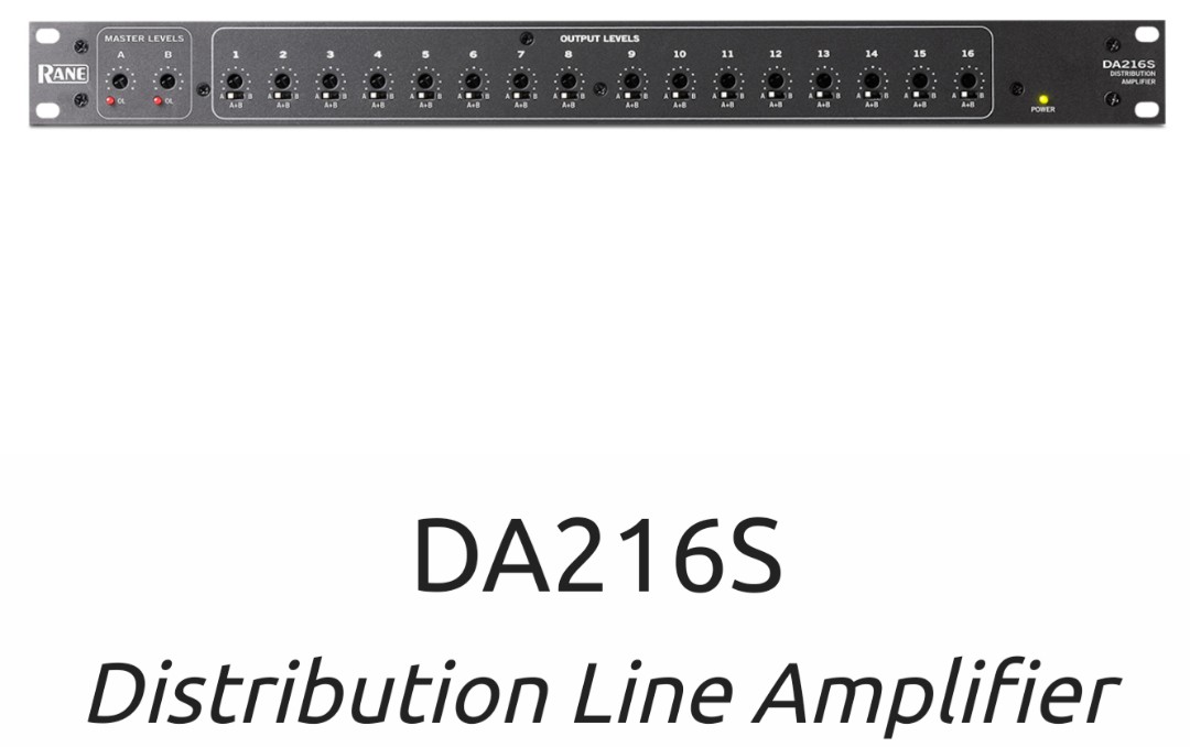 Distribution Line Amplifier RANE DA216S