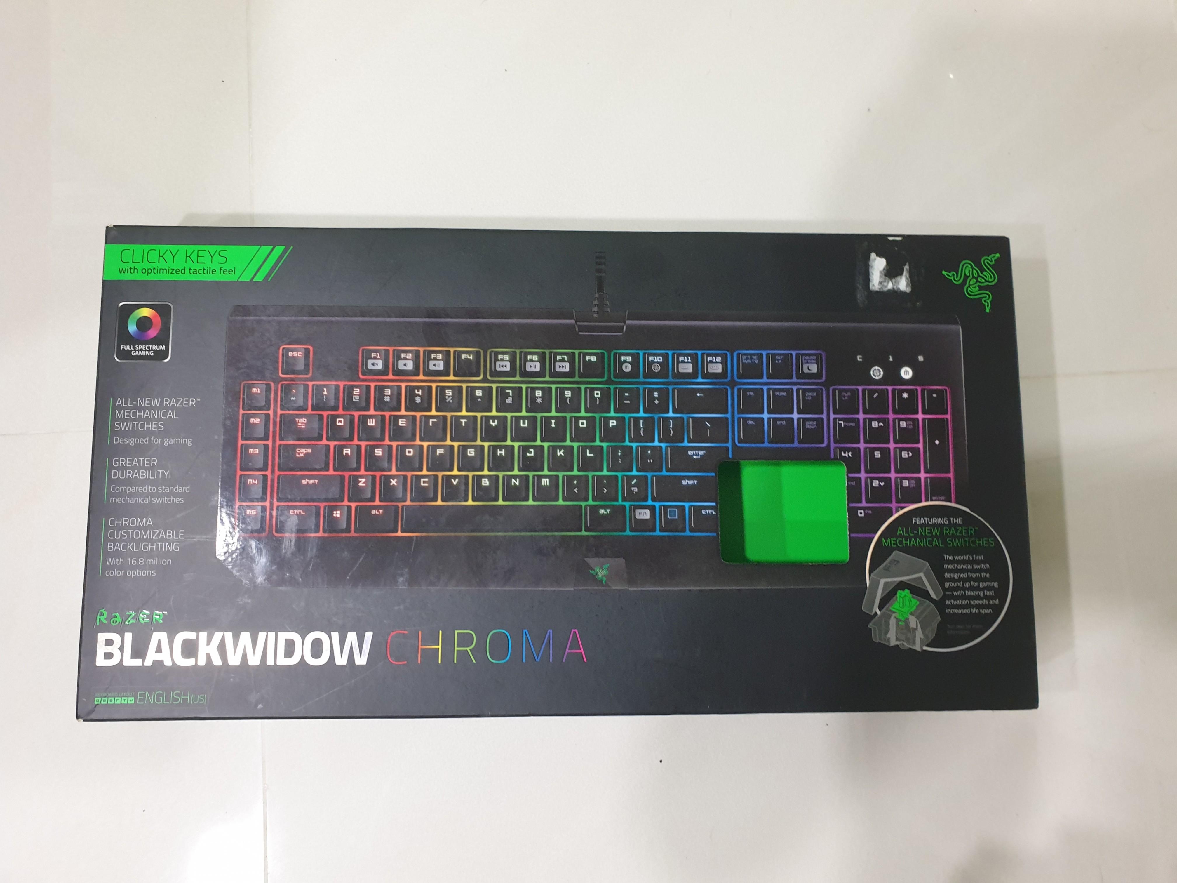 Razer Blackwidow Chroma V1, Computers & Tech, Parts & Accessories, Computer Keyboard on Carousell