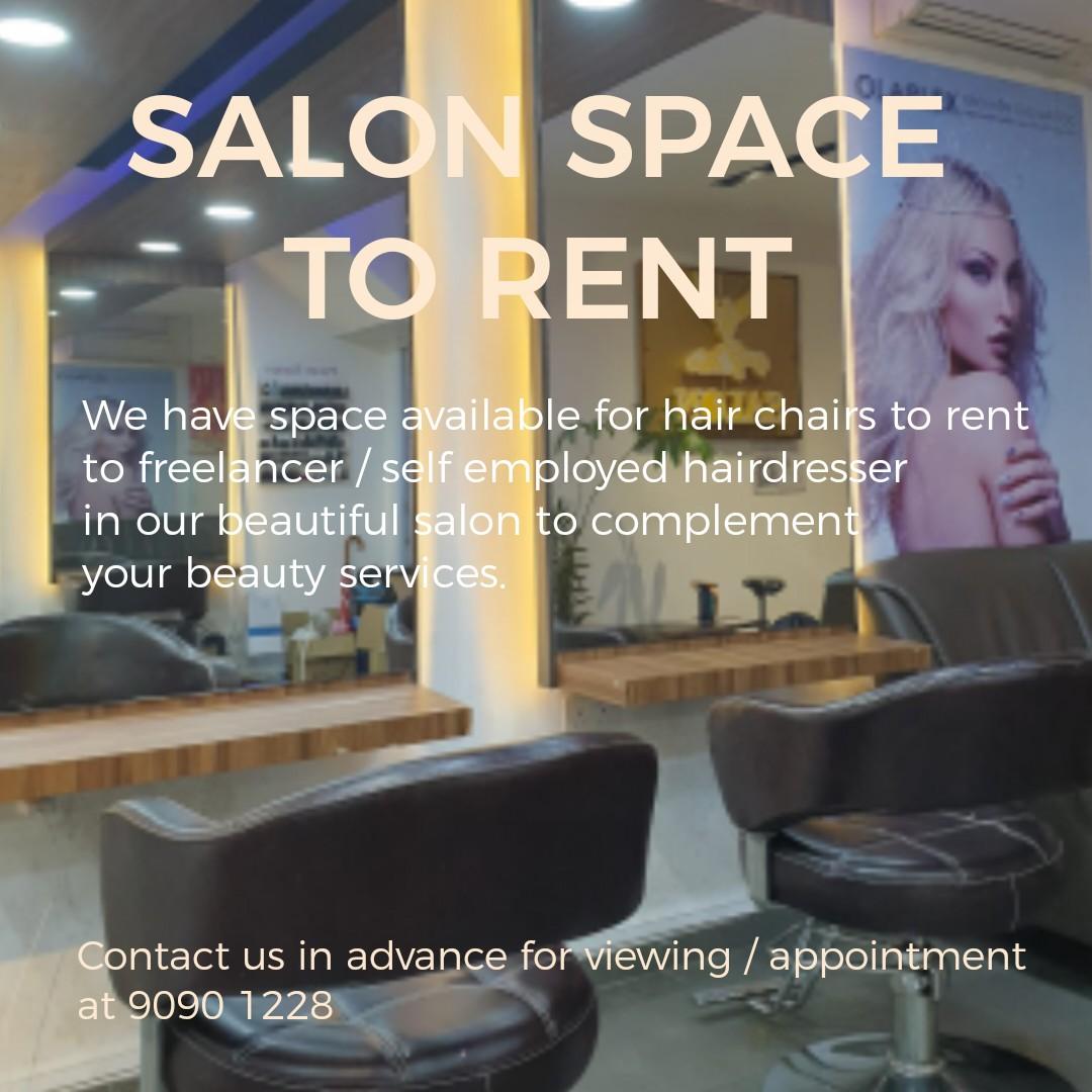Salon Space To Rent Bulletin Board Announcements On Carousell