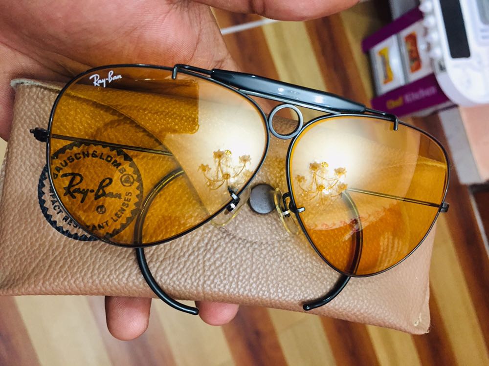 Shooter ambermatic with sign rayban b l