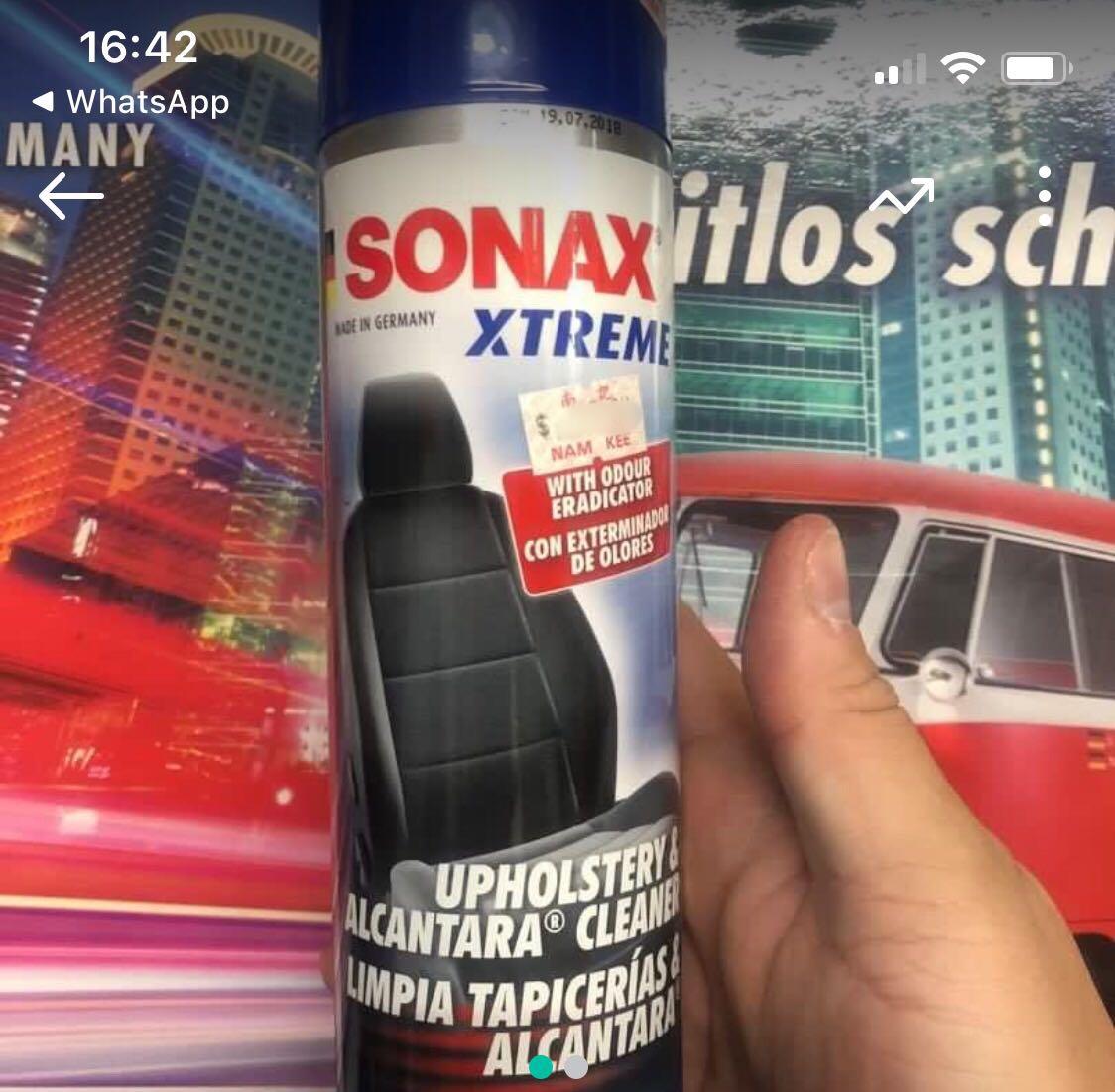 Sonax Xtreme Upholstery & Alcantara Cleaner, Car Accessories