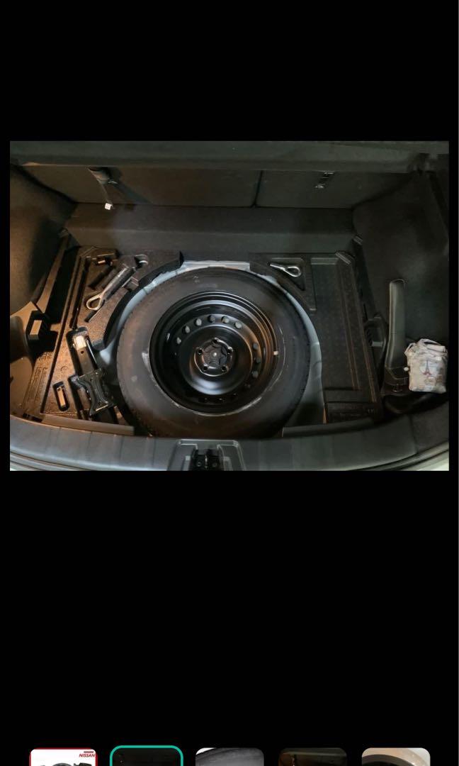 Spare Tyre Kit Nissan Qashqai, Car Accessories, Tyres & Rims on Carousell