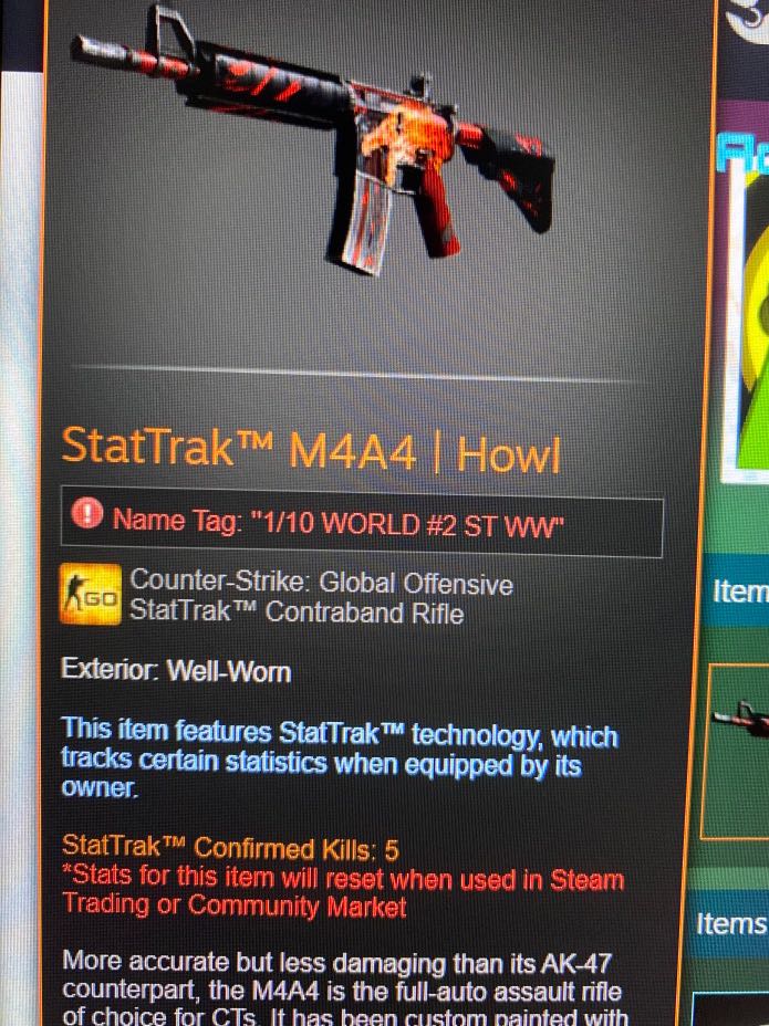 2 Lowest Float Stattrak M4a4 Howl Ww Well Worn Toys Games Video Gaming In Game Products On Carousell If you want more skins subscribe me. 2 lowest float stattrak m4a4 howl ww well worn