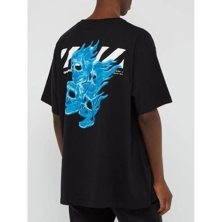 Off white diagonal new arrivals skulls tee