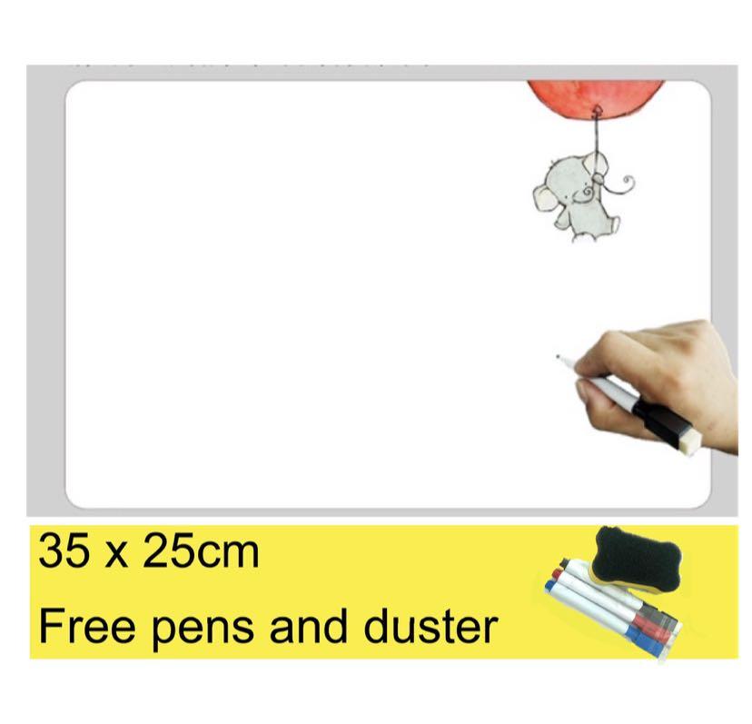 Fridge whiteboard for metal fridge, TV & Home