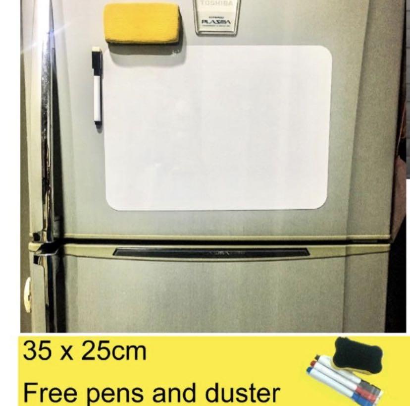 Fridge whiteboard for metal fridge, TV & Home