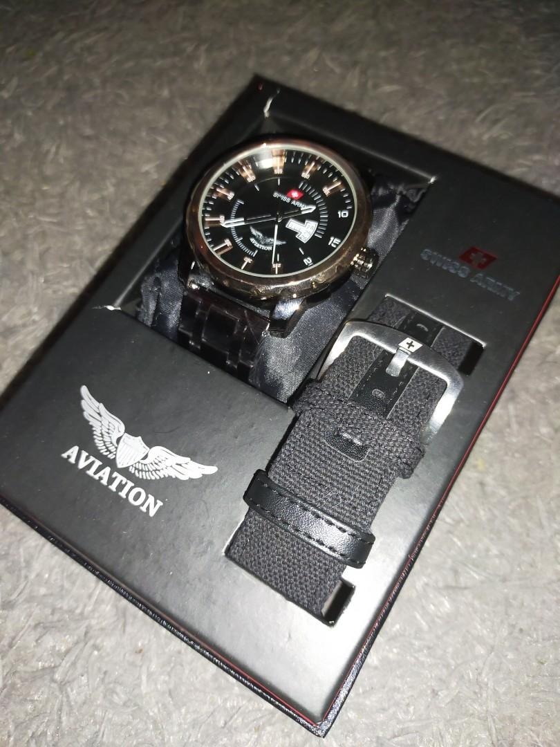 Swiss Army Aviation Fesyen Pria Jam Tangan di Carousell