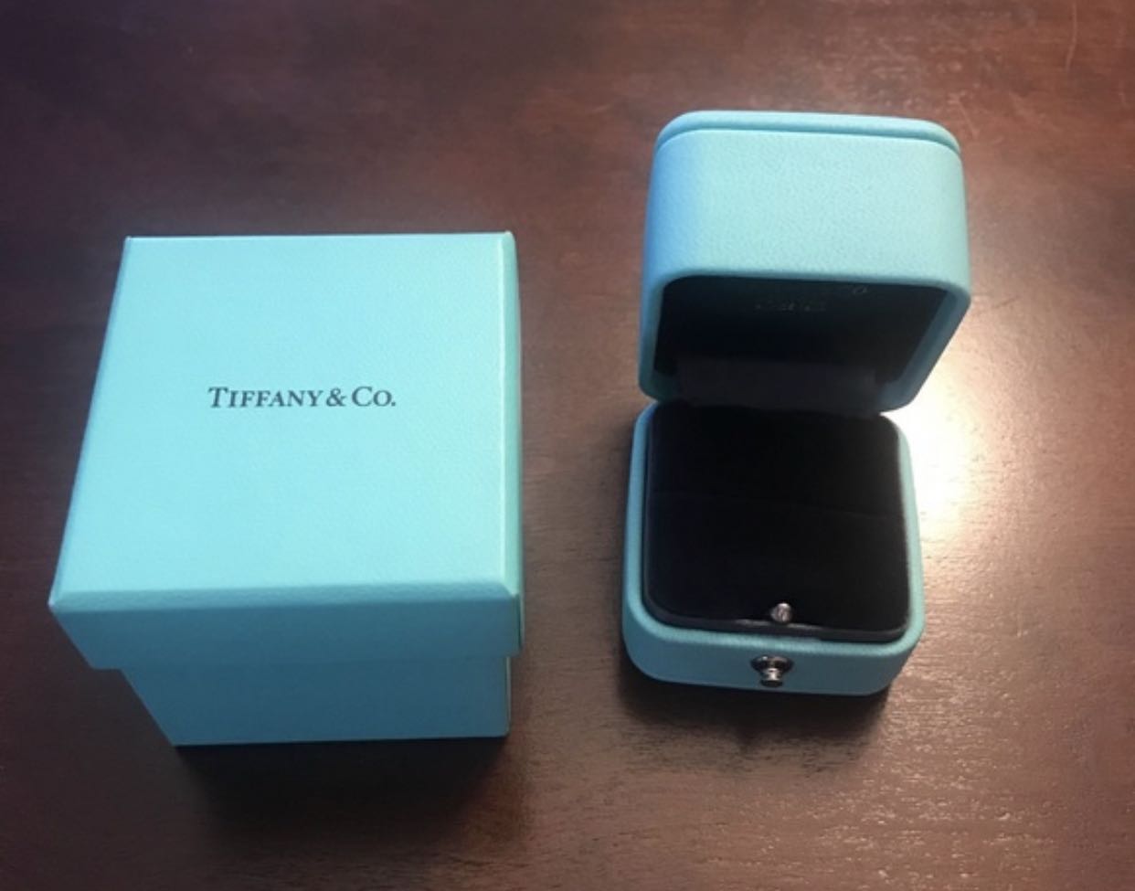 tiffany and co engagement ring box