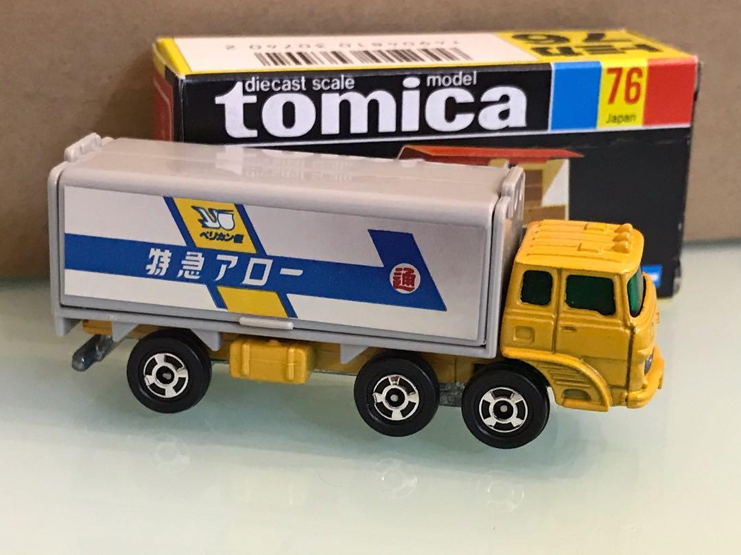 tomica 76 FUSO WING ROOF TRUCK 3個 外箱付き 76-3 三菱ふそう ウイングルーフトラック | はるてんのトミカ