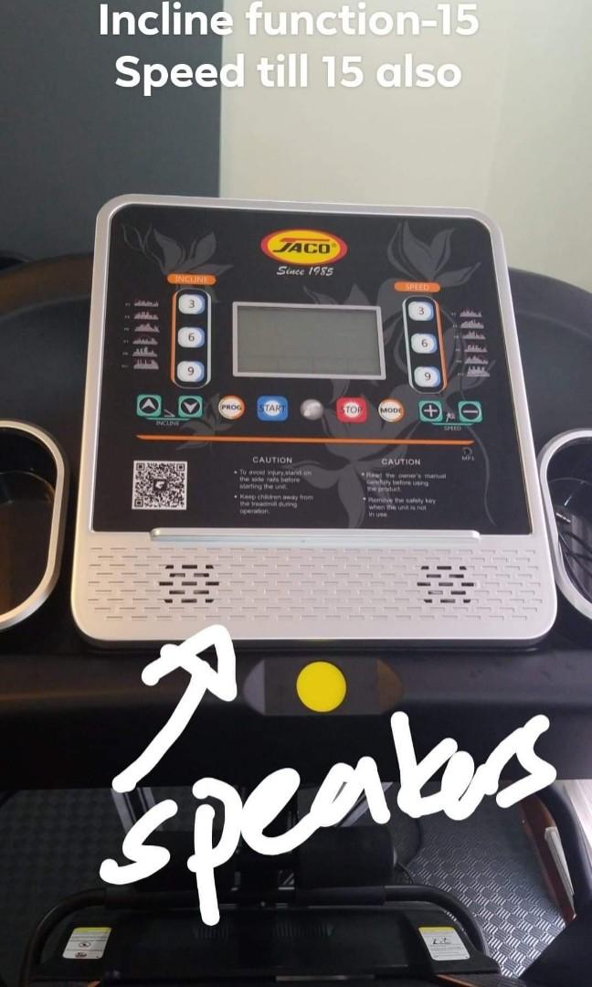Treadmill jaco top