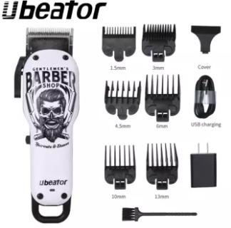 Ubeator Hair Clipper Hair Trimmer Rechargeable barber Men's Cordless Haircut Adjustable Barbershop