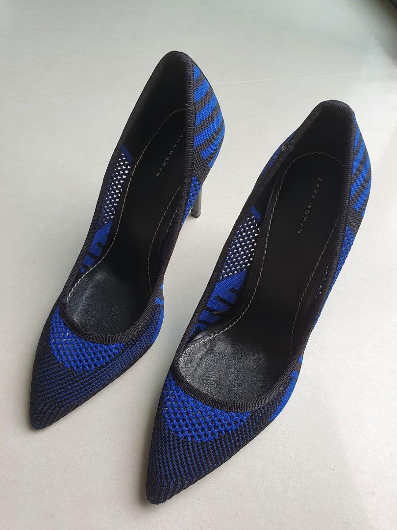 electric blue heels pumps