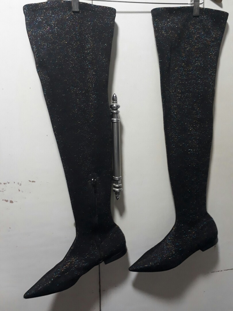 Zara thigh-high boots plus size (26 