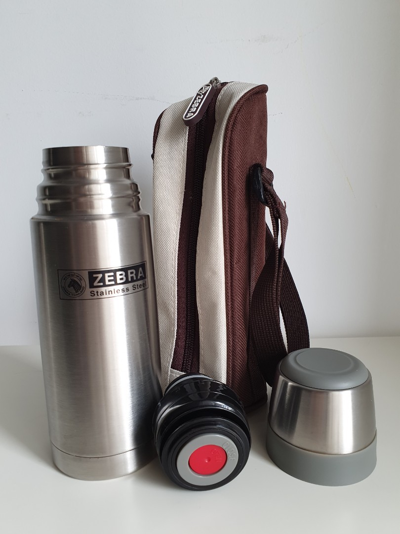 Zebra thermos top