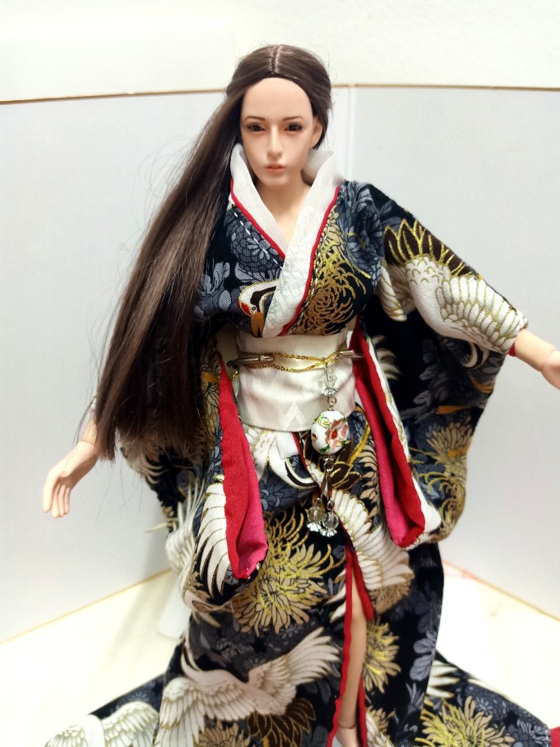 1:6 Phicen TBleague Japanese Kimono Dress  for JIAOU DOLL hottoys NO STAIN 