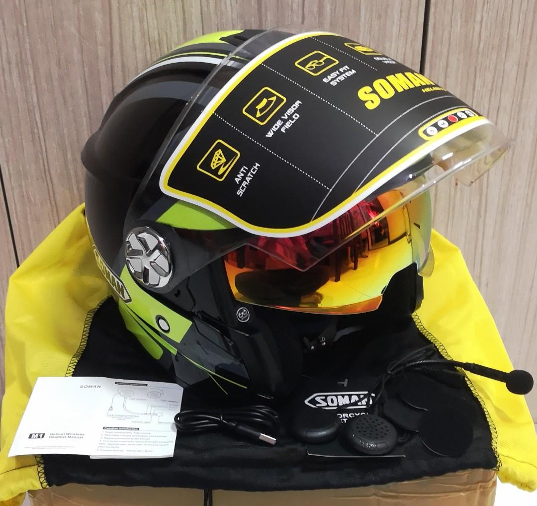 Soman 2025 bluetooth helmet