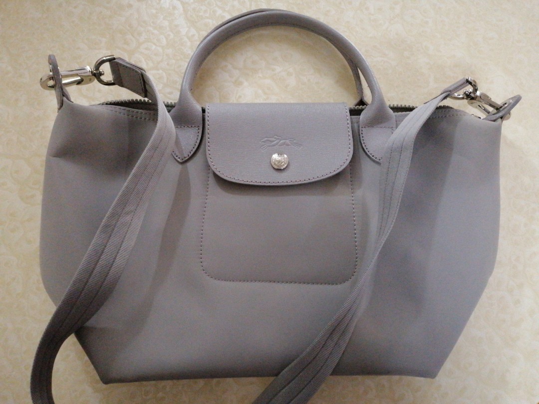 LONGCHAMP Le Pliage Neo Medium PEBBLE GREY