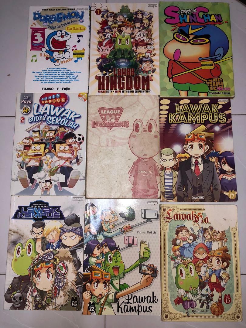 9forrm15 Komik Lawak Kampus Doraemon Shinchan Lawak Budak Sekolah Books Stationery Books On Carousell