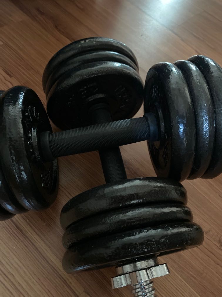 7kg Dumbbell, Sports Equipment, Exercise & Fitness, Weights & Dumbells ...