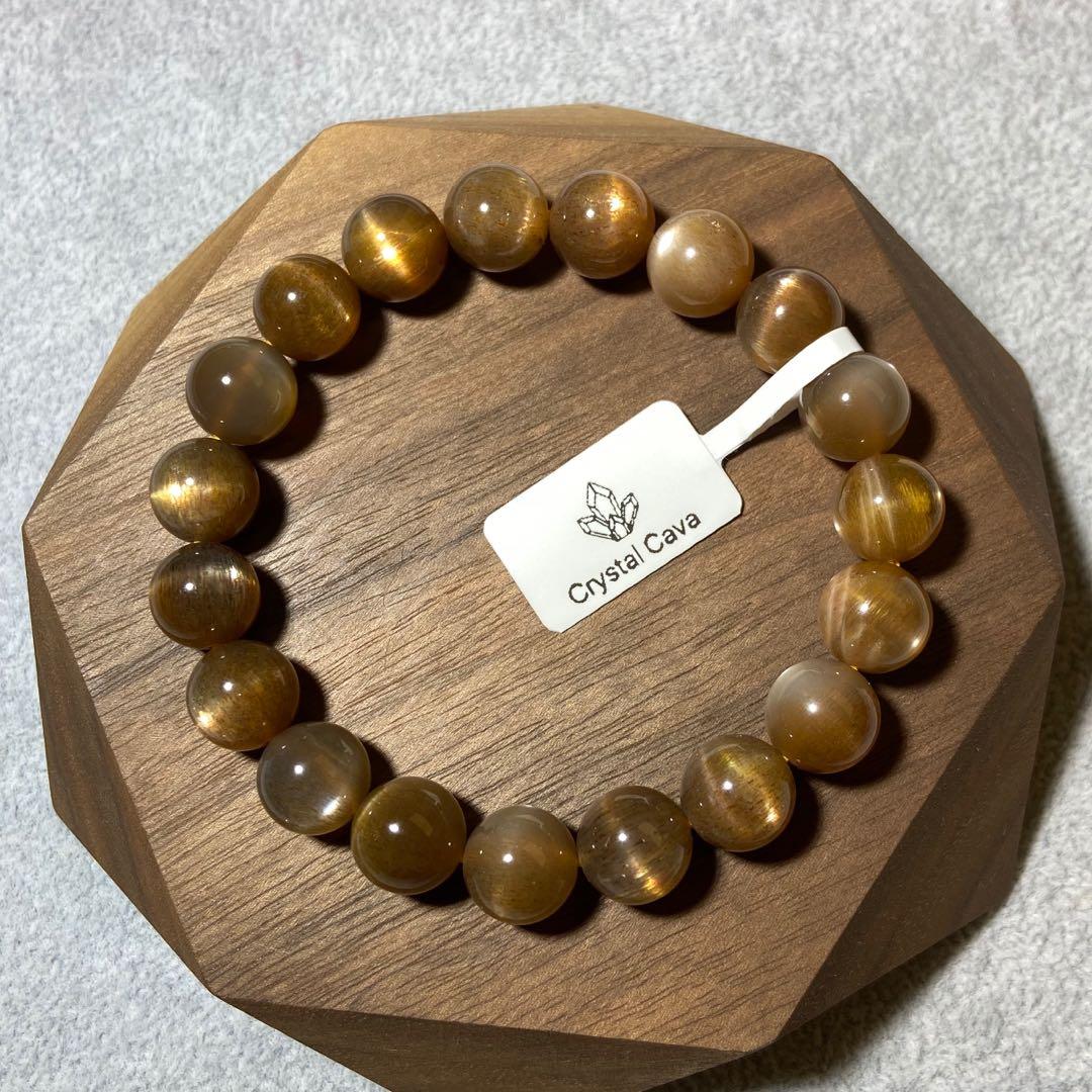 辟邪 招財 黑金星光太陽石 黑金星 Black Sunstone 手鍊 女裝 手錶及配件 其他飾物 Carousell
