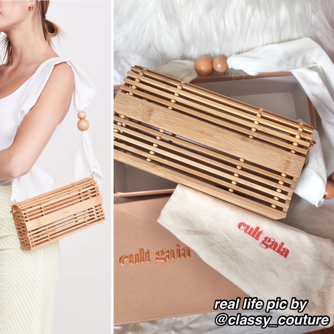 real life video Authentic Cult Gaia Sylva Shoulder Bag Luxury