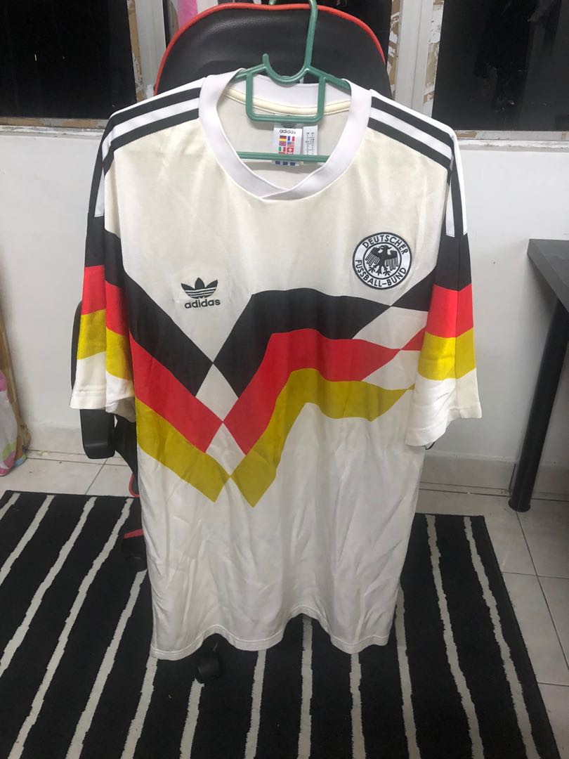Adidas Original 1990 Germany Retro Soccer Jersey Football