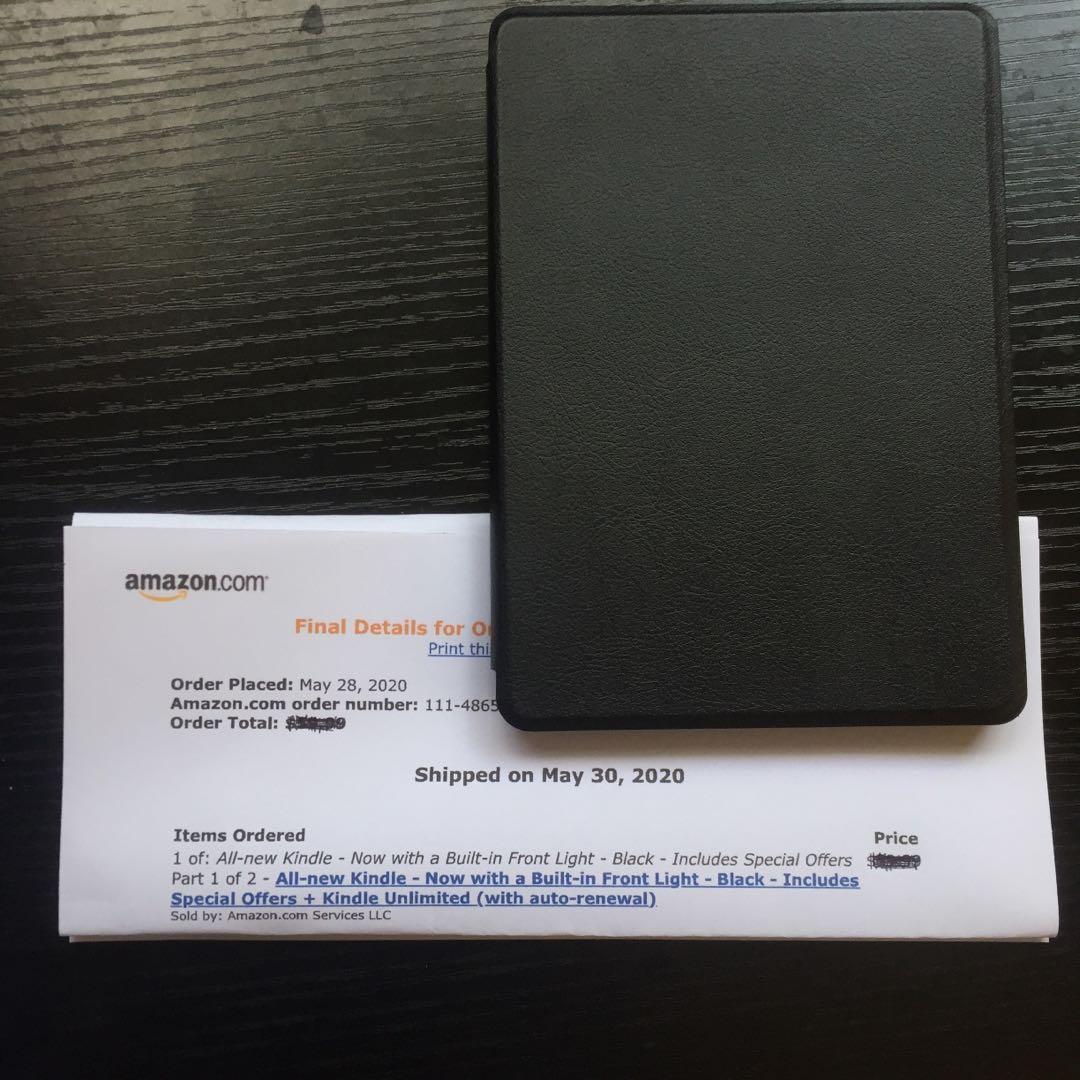 All new Kindle with built in back light LIKE NEW (Category: Office & Business Technology) located in Tacloban City. Submitted by kesstrel (Listing ID 1031042640, Image 2). Description: Bought May 2020 brand new from Amazon I can include an Amazon invoice - with built in backlight - 4 GB of storage - with box - Excellent condition (only used 2-3 times) RFS: Too busy to read.