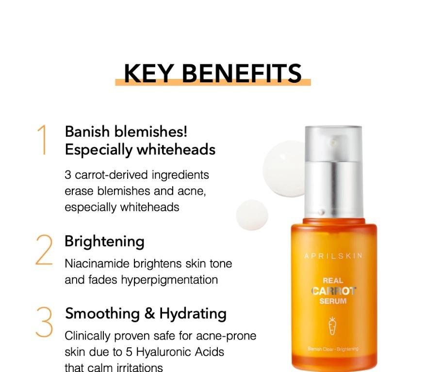 carrot serum for acne