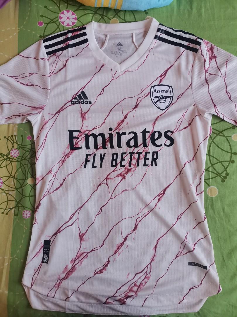 Arsenal Away Jersey 2020 2021 Player Issue Sports Athletic Sports Clothing On Carousell