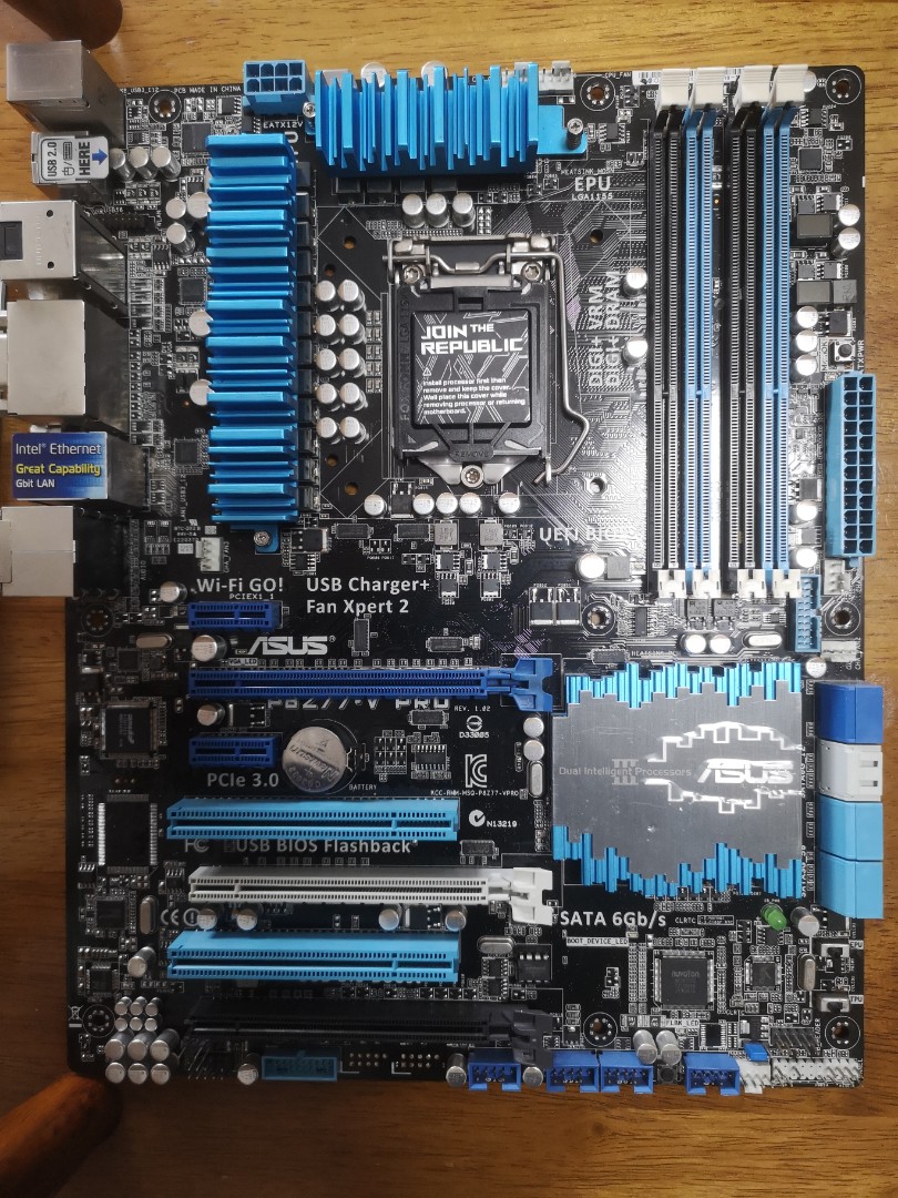 Asus P8Z77-V PRO, Computers & Tech, Parts & Accessories, Computer Parts ...