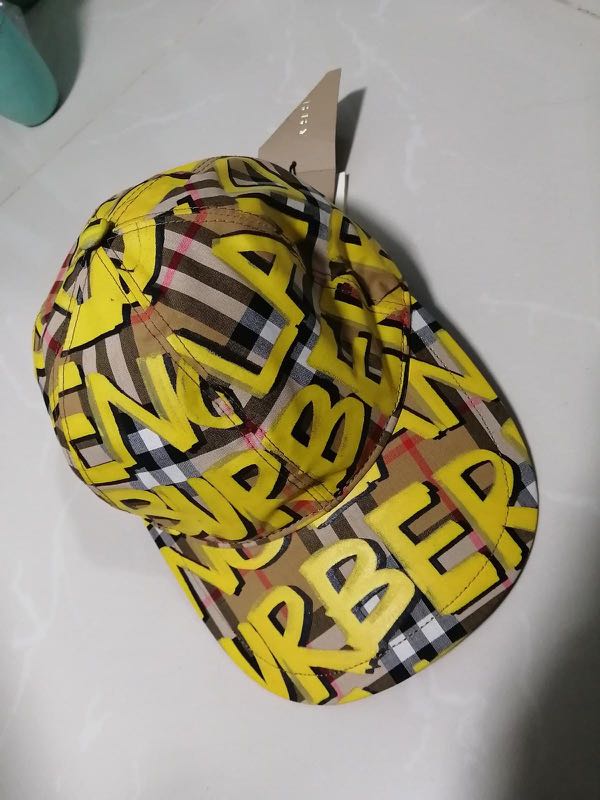 Authentic Burberry Graffiti Cap
