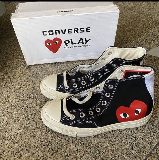 Authentic CDG x converse high cut, Men's Fashion, Footwear, Sneakers on  Carousell