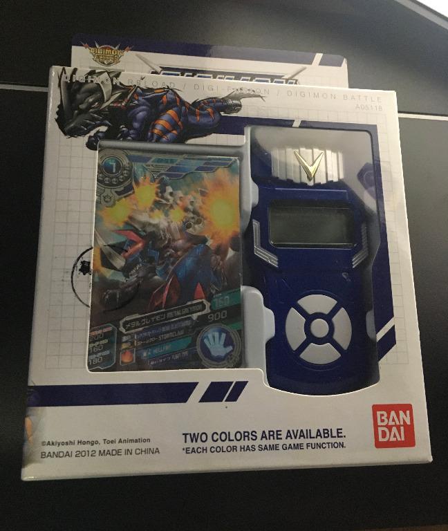 Bandai Digimon Xros Wars BLUE Fusion Loader ENGLISH Digivice Data Link NEO RARE 