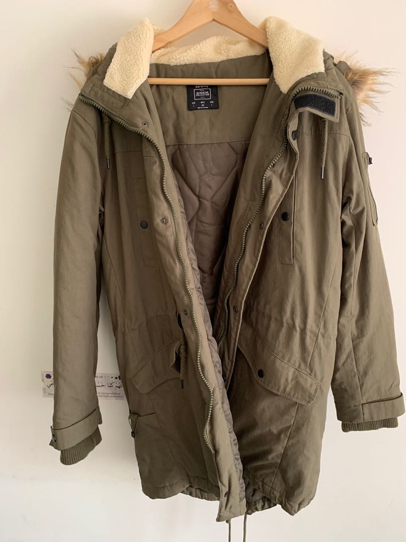 Bershka mens coats cheap