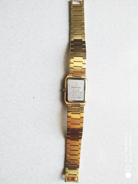 Bertram 22k gold plated watch price clearance