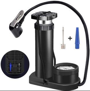 Portable Bicycle Pump with Gauge. Bicycle Pump Portable. Bicycle Pump with Indicator. Bicycle Pump Foot (New)