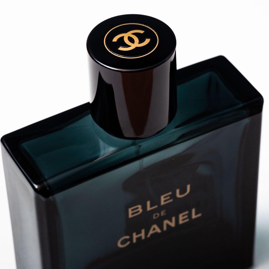 Bleu De Chanel Parfum Bottle And Cap Only, Beauty & Personal Care