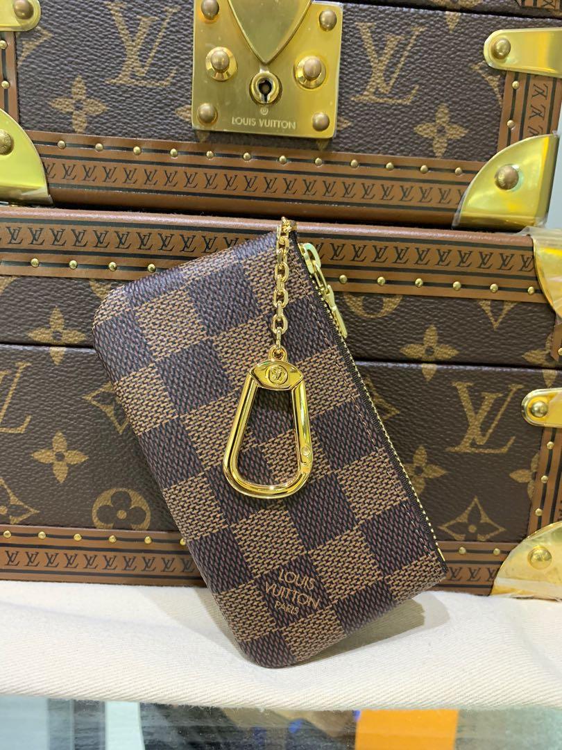 BNIB Louis Vuitton Key Pouch Monogram, Damier Azur, Damier Ebene, Luxury,  Bags & Wallets on Carousell