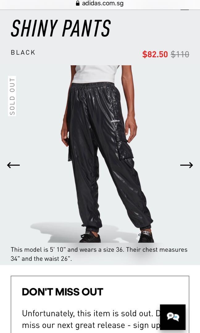seco Peatonal capturar BNWT Adidas Shiny Pants (36), Men's Fashion, Activewear on Carousell