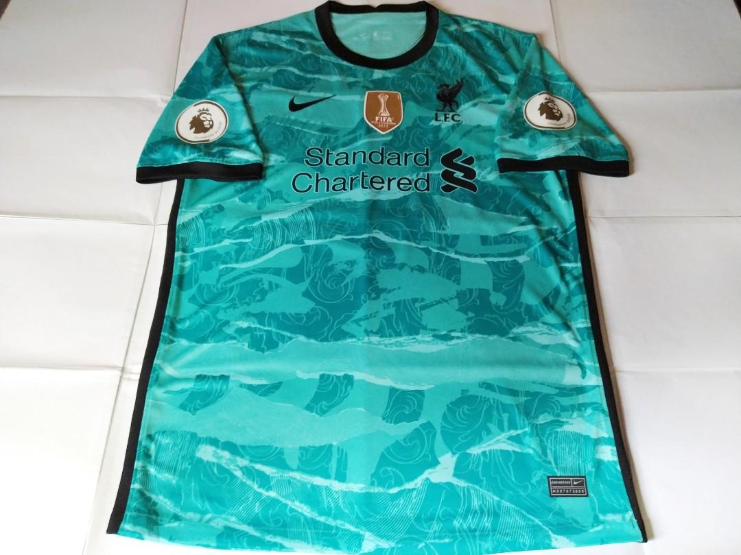 Brand New With Tag Liverpool Nike 2020 Away Football Jersey With Virgil 4 Print Sports Sports Apparel On Carousell