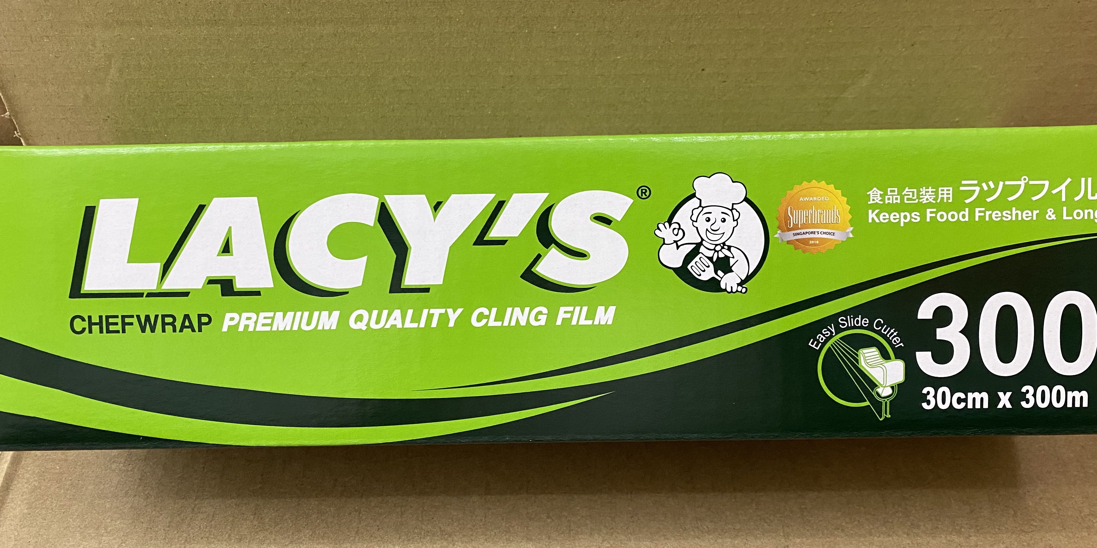 Brand New Lacy s ChefWrap Cling Wrap 30cm x 300m