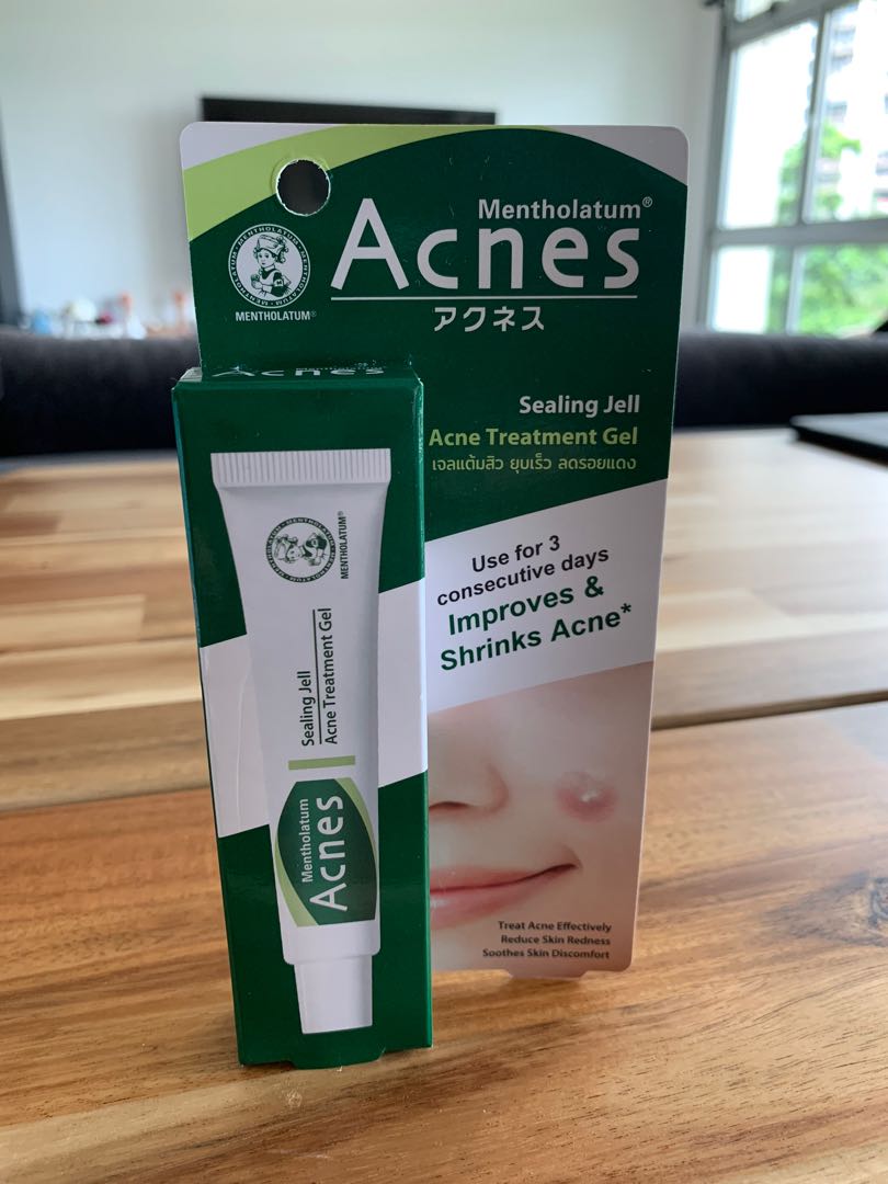 Brand New Mentholatum Acnes Medicated Sealing Gel Health Beauty Face Skin Care On Carousell