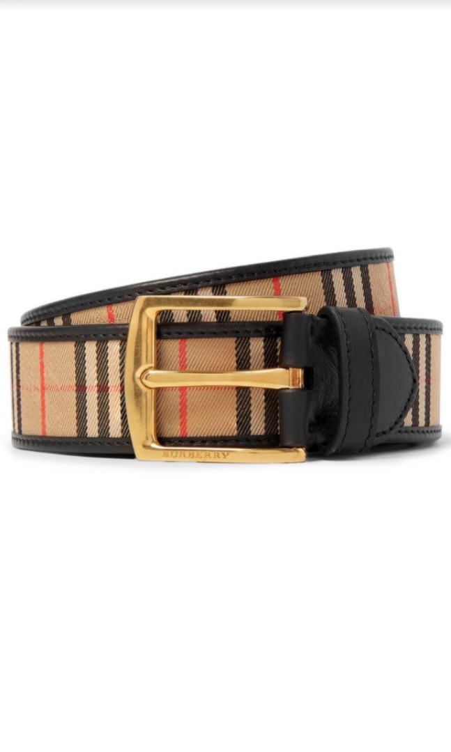 burberry canvas belt