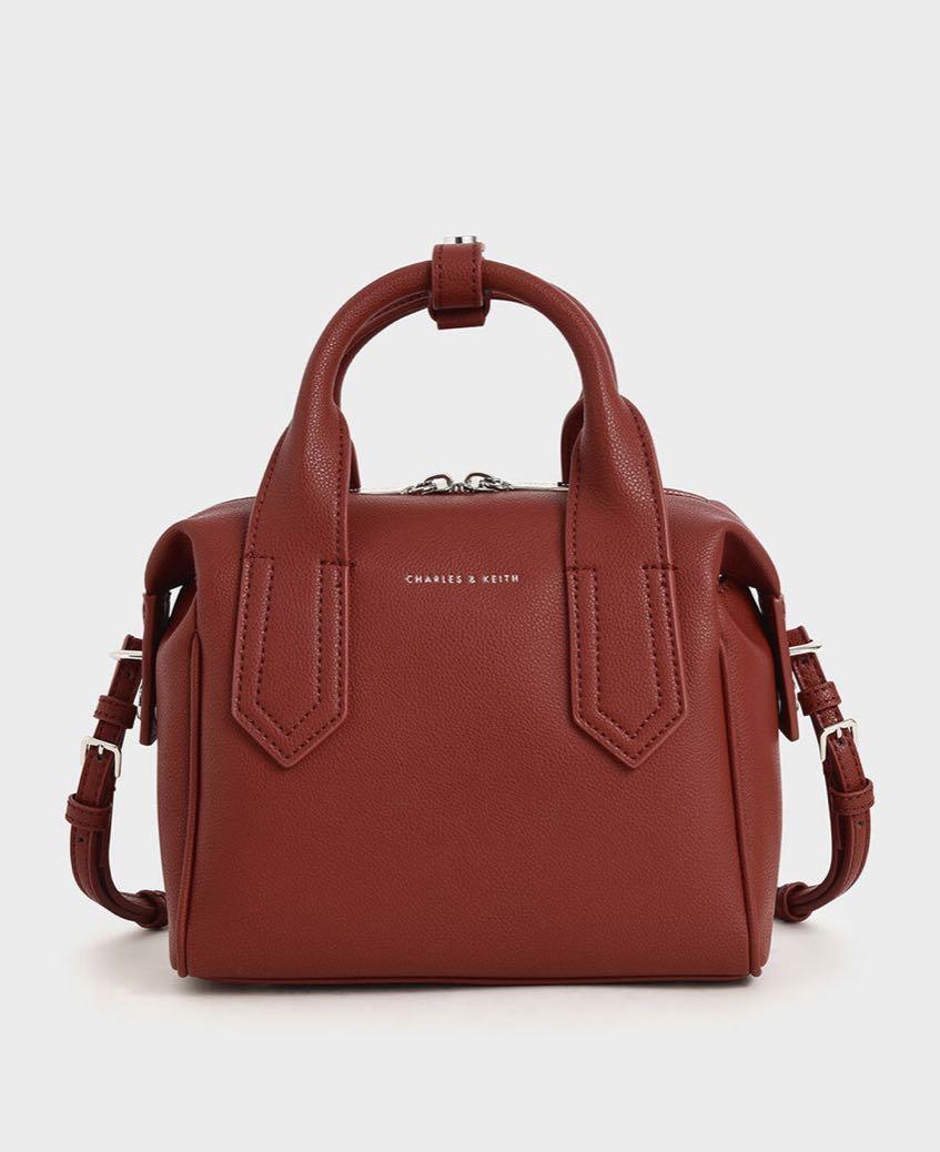 Charles and keith bag red sales