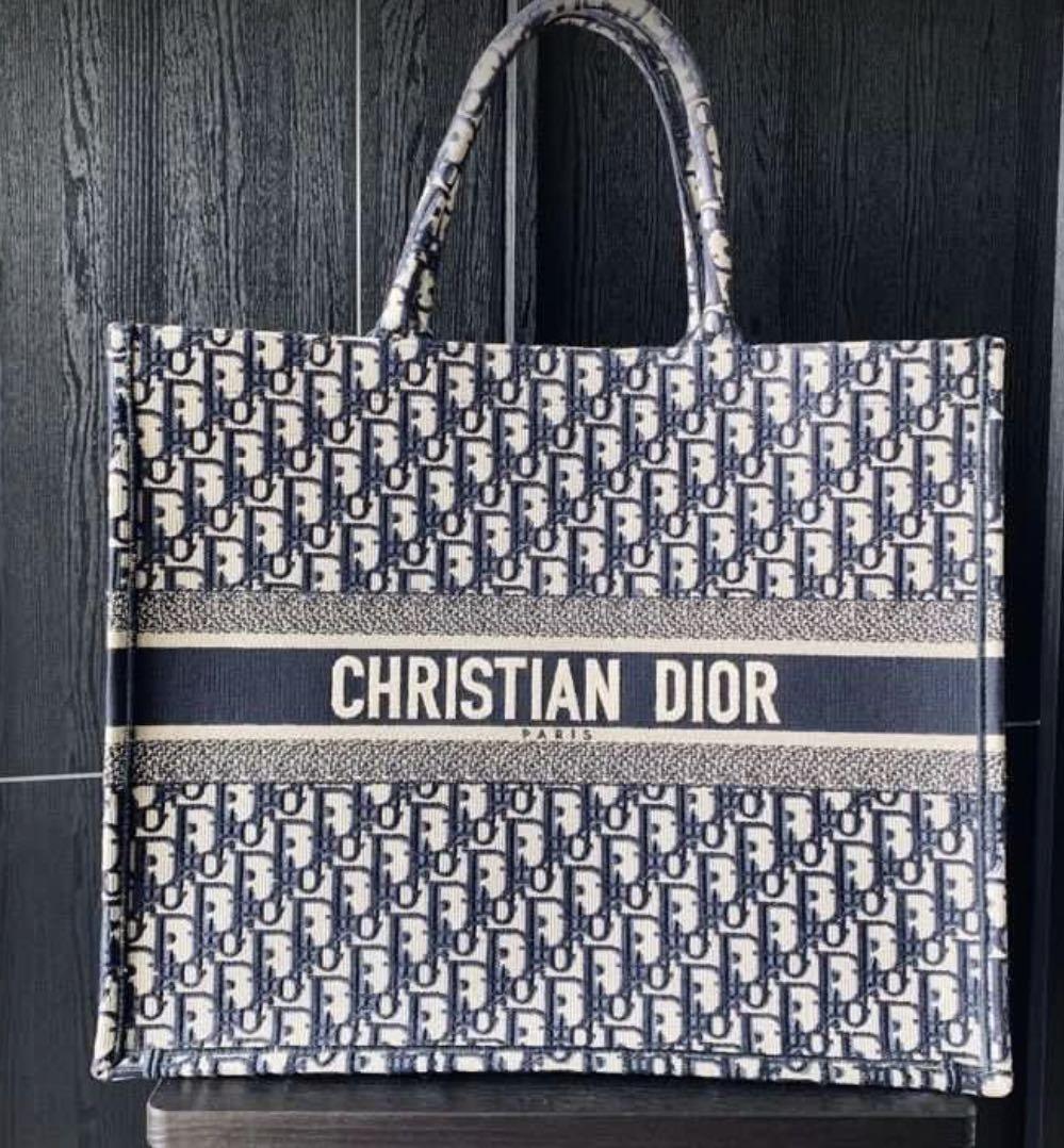 christian dior large tote bag